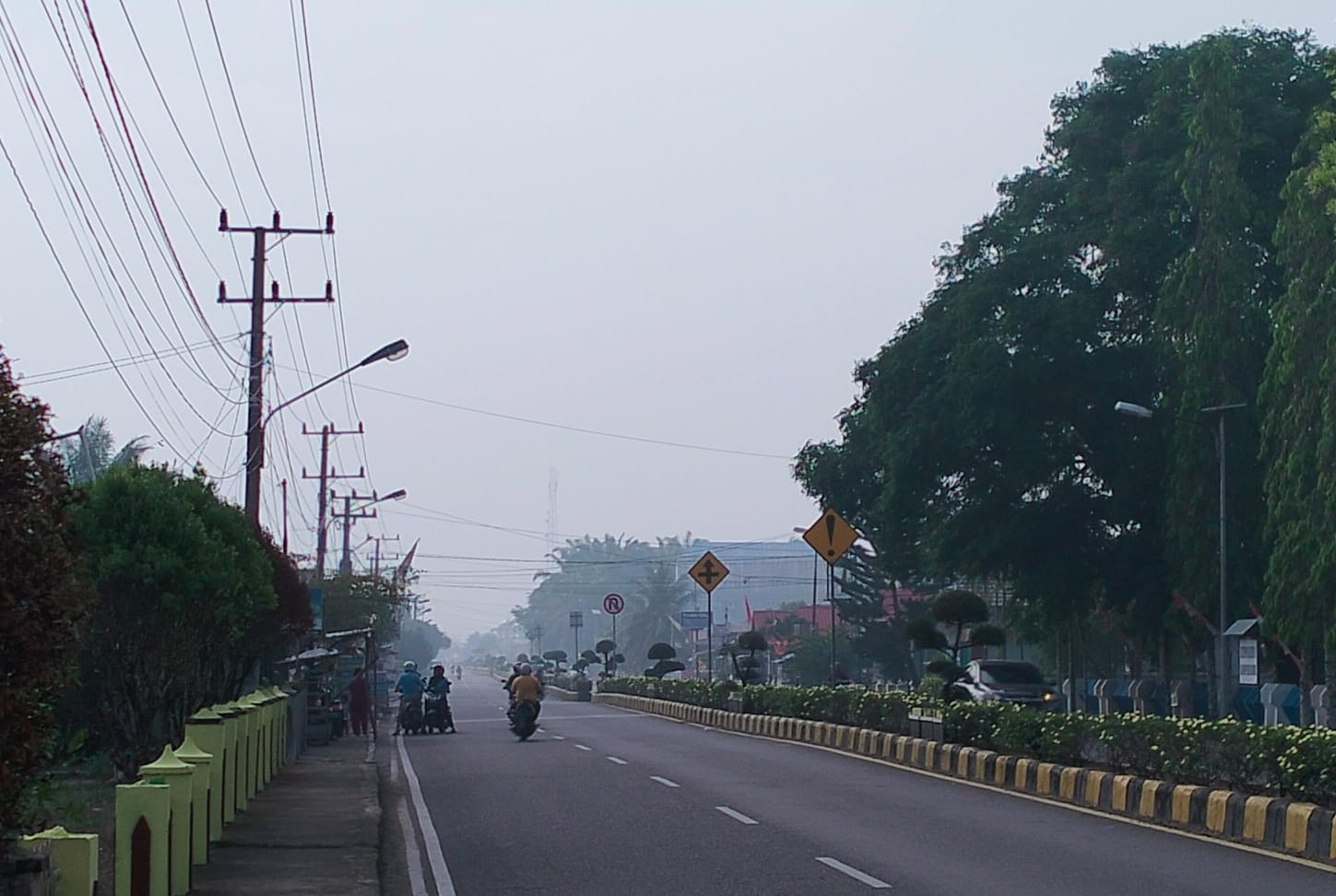 Mukomuko Diselimuti Kabut, Diduga Asap Karena Berbau. Fenomena Alam, apa Kebakaran lahan? 