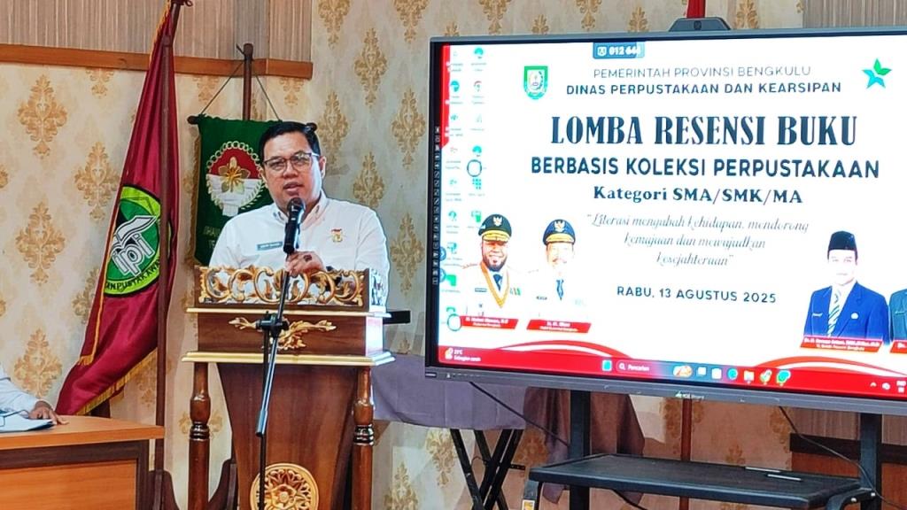 Ini Tujuan DPK Provinsi Bengkulu Menggelar Lomba Resensi Buku Koleksi Perpustakaan