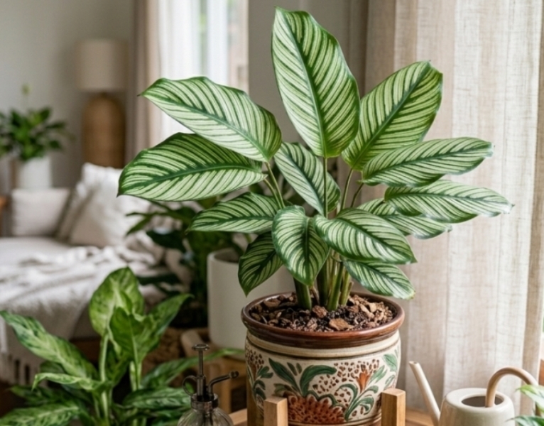  Begini Cara  Merawat Calathea Merak yang Benar Agar Tetap Lembab dan Memukau