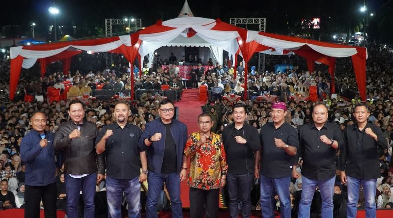 Malam Puncak HUT Kabupaten Bengkulu Utara Sukses Hibur Masyarakat