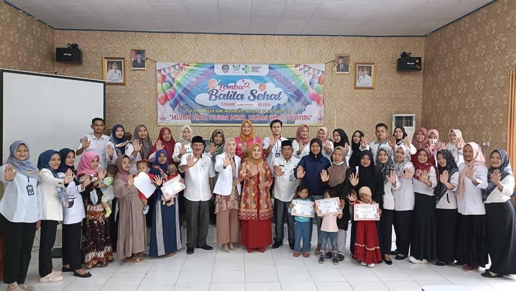 22 Balita Seluma Ikuti   Lomba Bayi Sehat