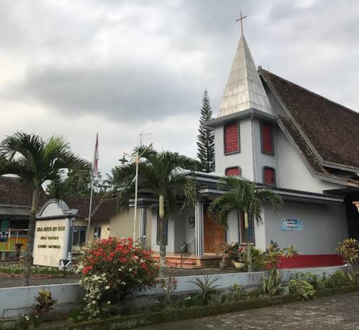 Gereja Peninggalan Belanda, Jawi Wetan Moyowarno Berada di Kota Santri