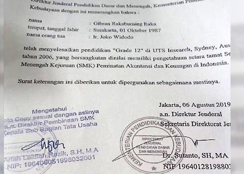 Permohonan Denny Indrayana Ditolak, MK Buktikan Ijazah Setara SMA Gibran Tidak Ada