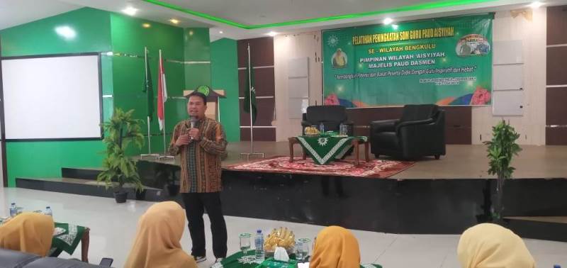  Pimpinan Wilayah 'Aisyiyah Bengkulu Gelar Pelatihan Bagi Guru PAUD