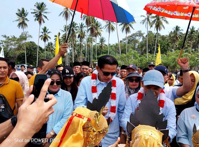 Gelar Hatur Pamit, Calon Bupati dan Wakil Bupati Kaur Gusril Pausi - Abdul Hamid Daftar 27 Agustus 2024