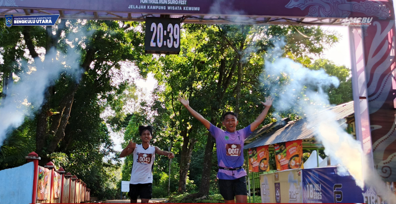 Kadis Pariwisata Bengkulu Utara Lepas Peserta Trail Run