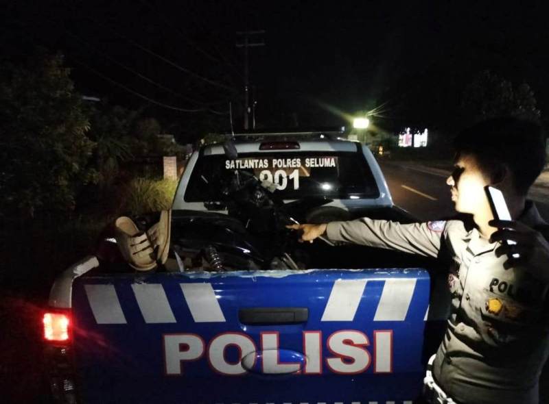 Polres  Seluma  Terus Buru Sopir Tabrak Lari