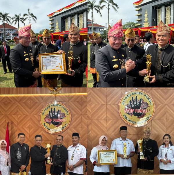 Membanggakan, UPP Saber Pungli Bengkulu Utara Raih Rangking Pertama Tingkat Provinsi Bengkulu