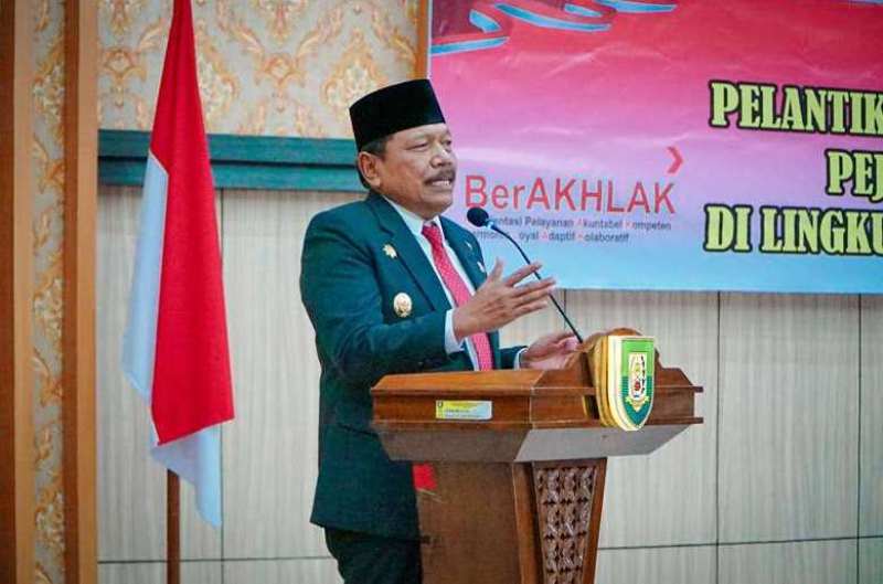 Tiga Pejabat Eselon II Dilantik, Wagub  Minta Percepatan Kinerja