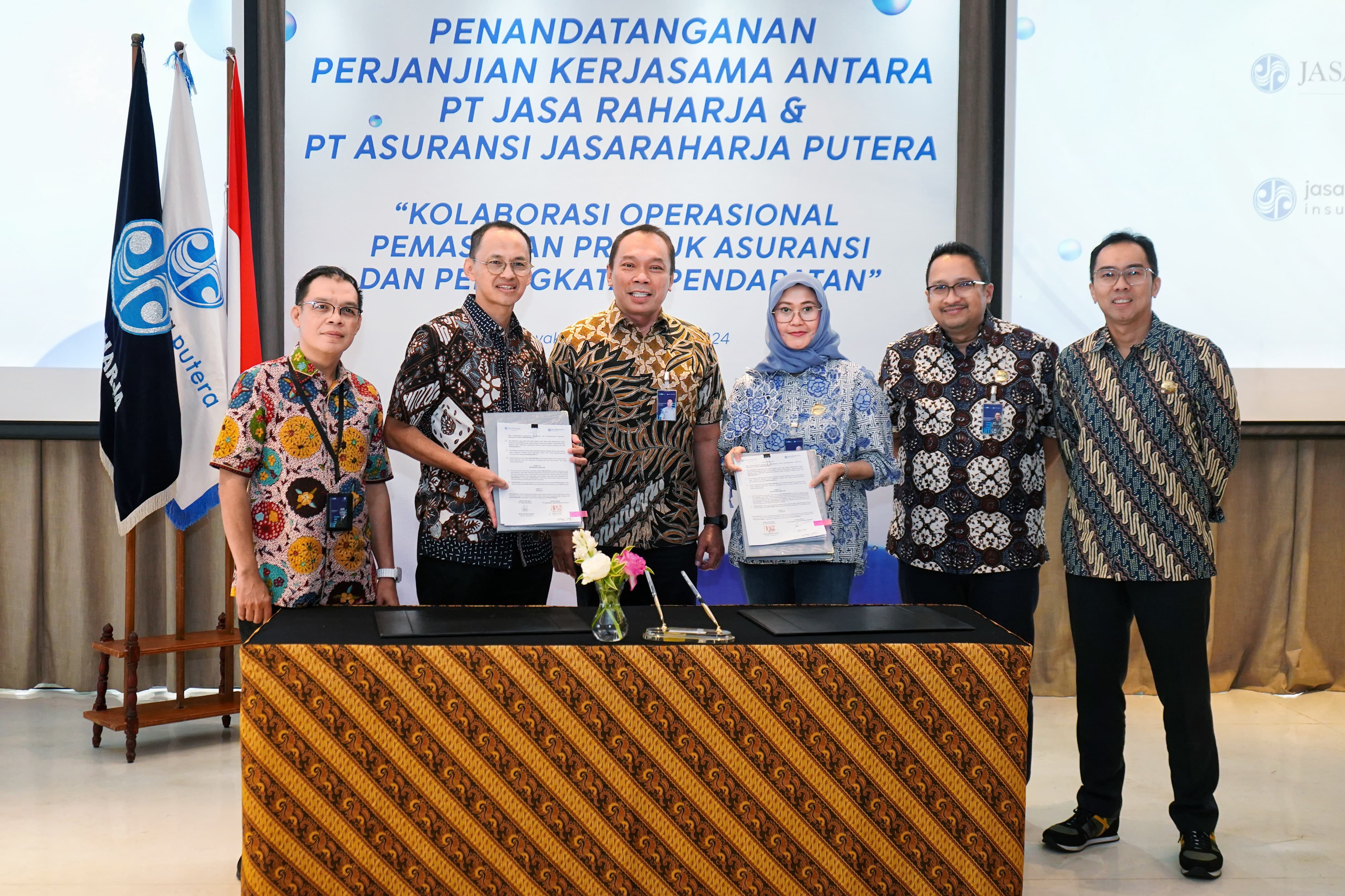 Tingkatkan Kolaborasi Operasional dan Pendapatan, Jasa Raharja dan PT Jasaraharja Putera Tandatangani Perjanji