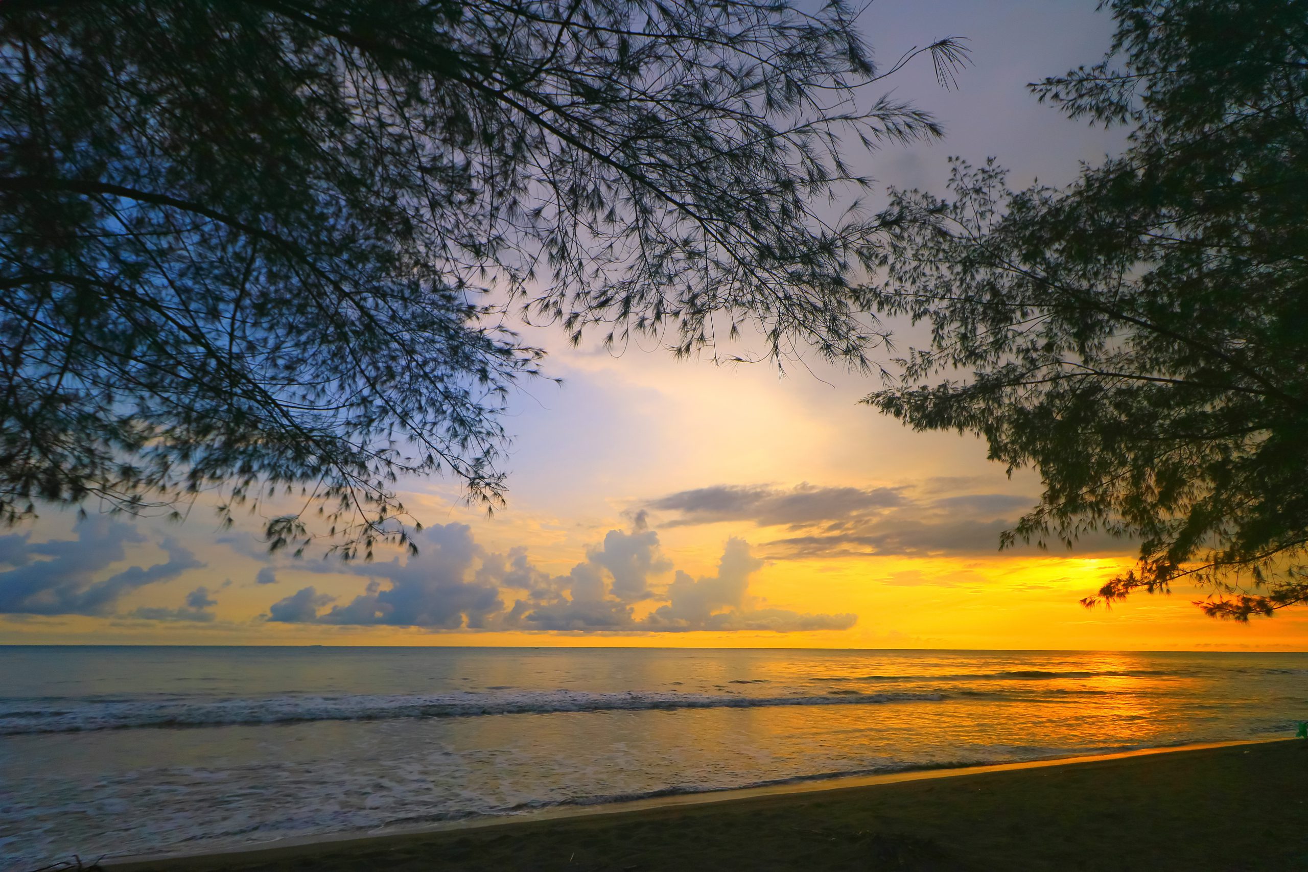 Pantai Aulia, Tempat Wisata Dengan Pemandangan Yang Indah di Teluk Makmur Dumai, Ada Ayunan Bawah Pohon