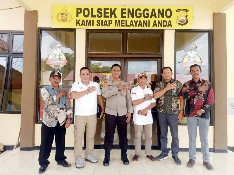 Kapolsek Didatangi Rombongan  Forum Kades Kecamatan Enggano 