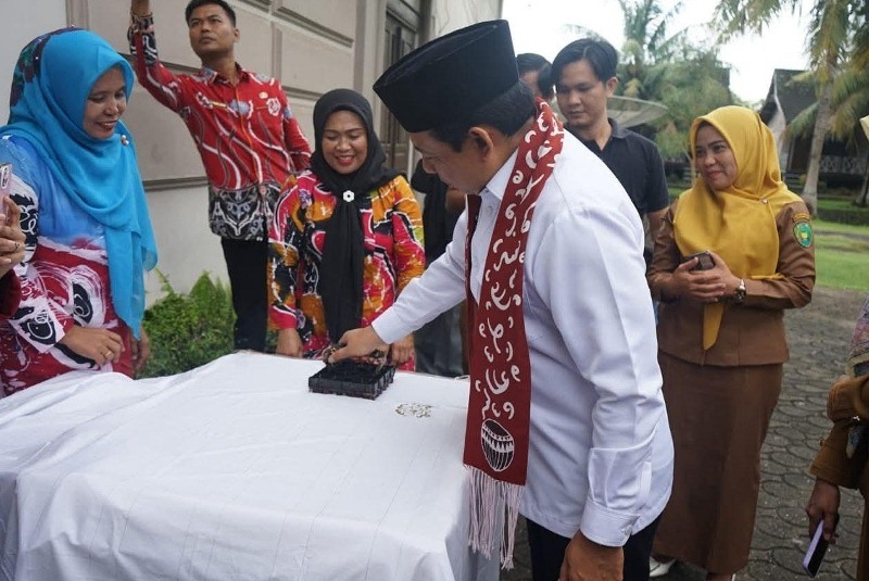 Dibuka Walikota, 25 Peserta ikut Pelatihan Membatik Kain Besurek