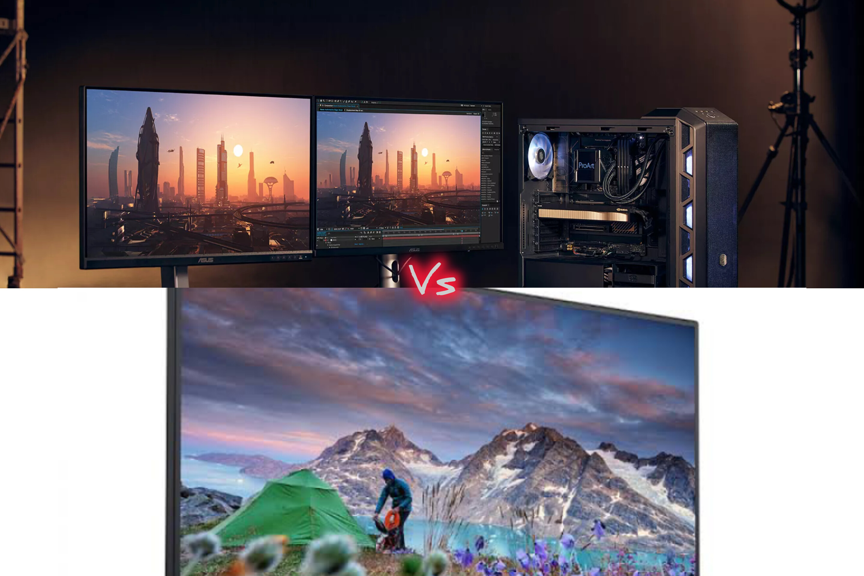 Perbandingan Spesifikasi Monitor Dell UltraSharp 4K vs Asus ProArt