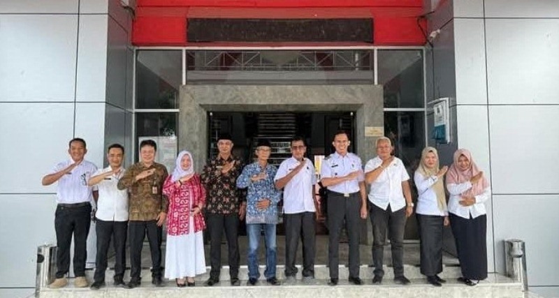 Tim Visitasi Komisi Informasi Provinsi Bengkulu Disambut Asisten I Setdakab Bengkulu Utara