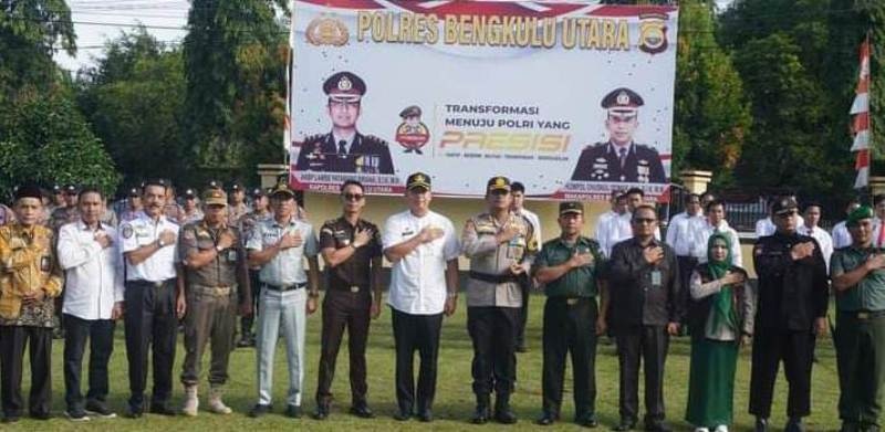 Ciptakan Suasana Aman, Polres Bengkulu Utara Laksanakan Apel Gelar   Pasukan Operasi Ketupat Nala