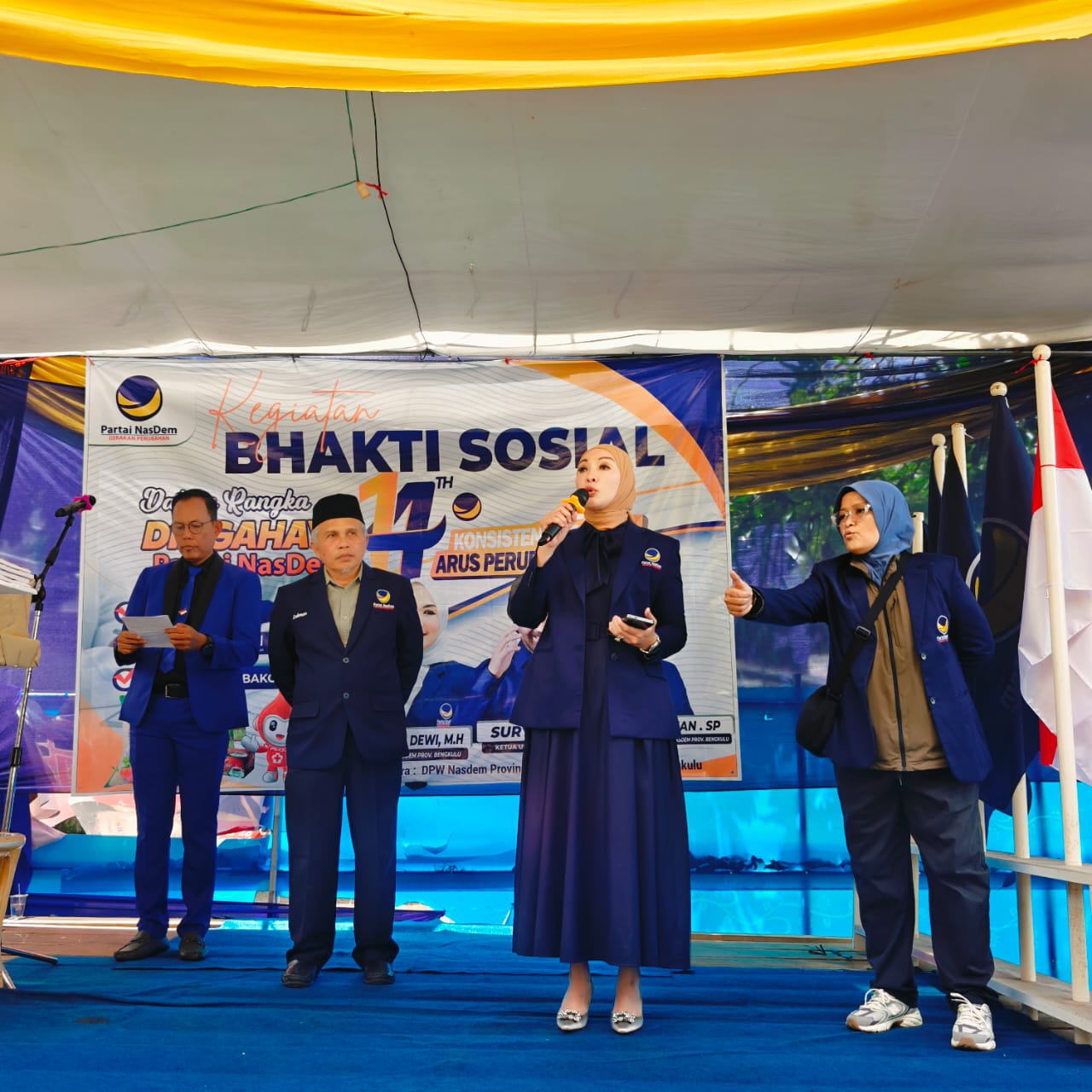 HUT KE 14 Partai Nasdem Konsisten Membawa Perubahan untuk Rakyat 