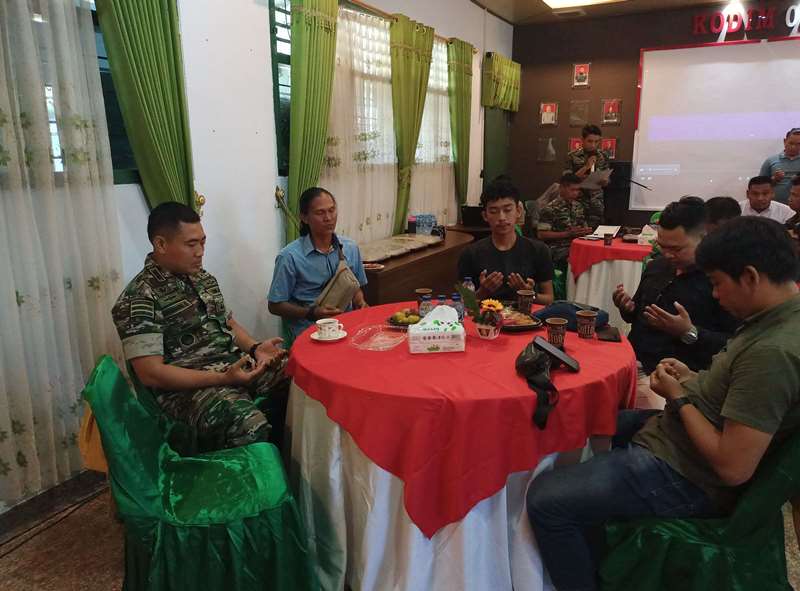 Kodim 0408 Bengkulu Selatan - Kaur Gelar Coffee Morning dengan Insan Pers