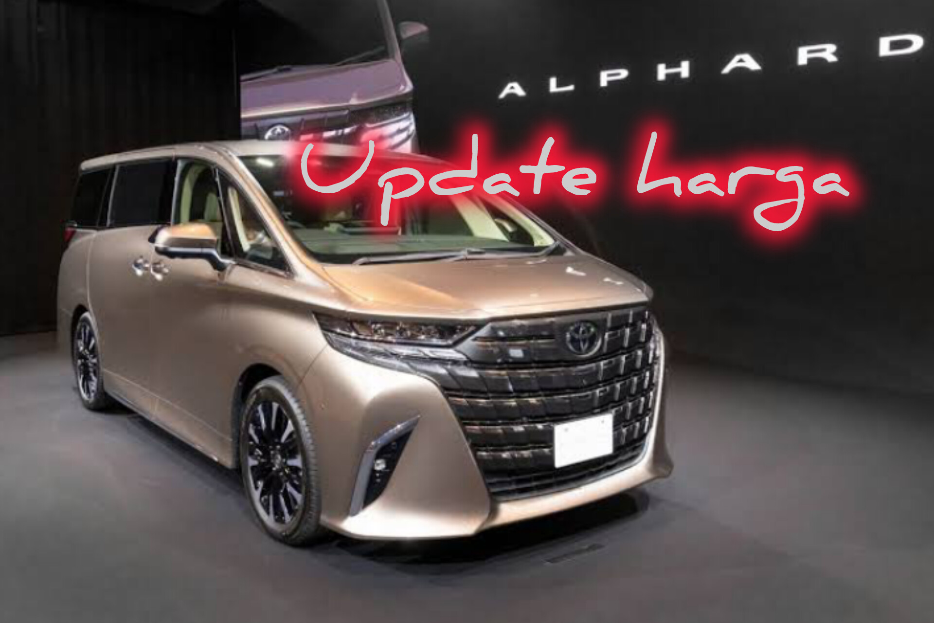 Update Harga Toyota Alphard Pada November 2024