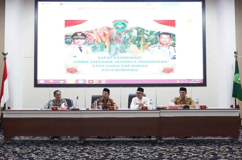 Rapat Koordinasi, Pemkot Bengkulu Bahas Program Satu Desa Satu Hektar