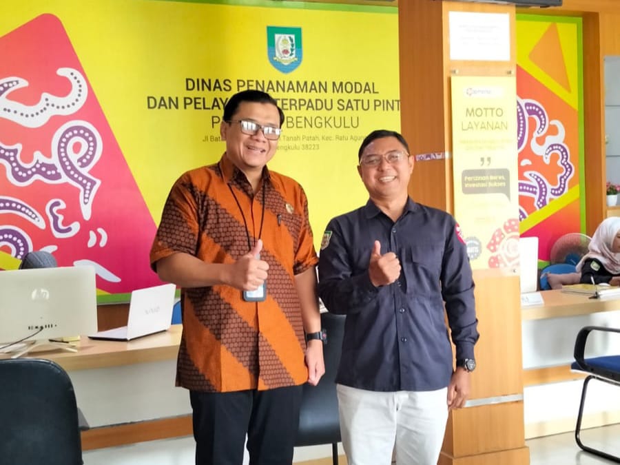 PT Jasa Raharja Wilayah Bengkulu Berkoordinasi dengan DPMPTSP Provinsi Bengkulu Terkait Pengutipan IWKBU 