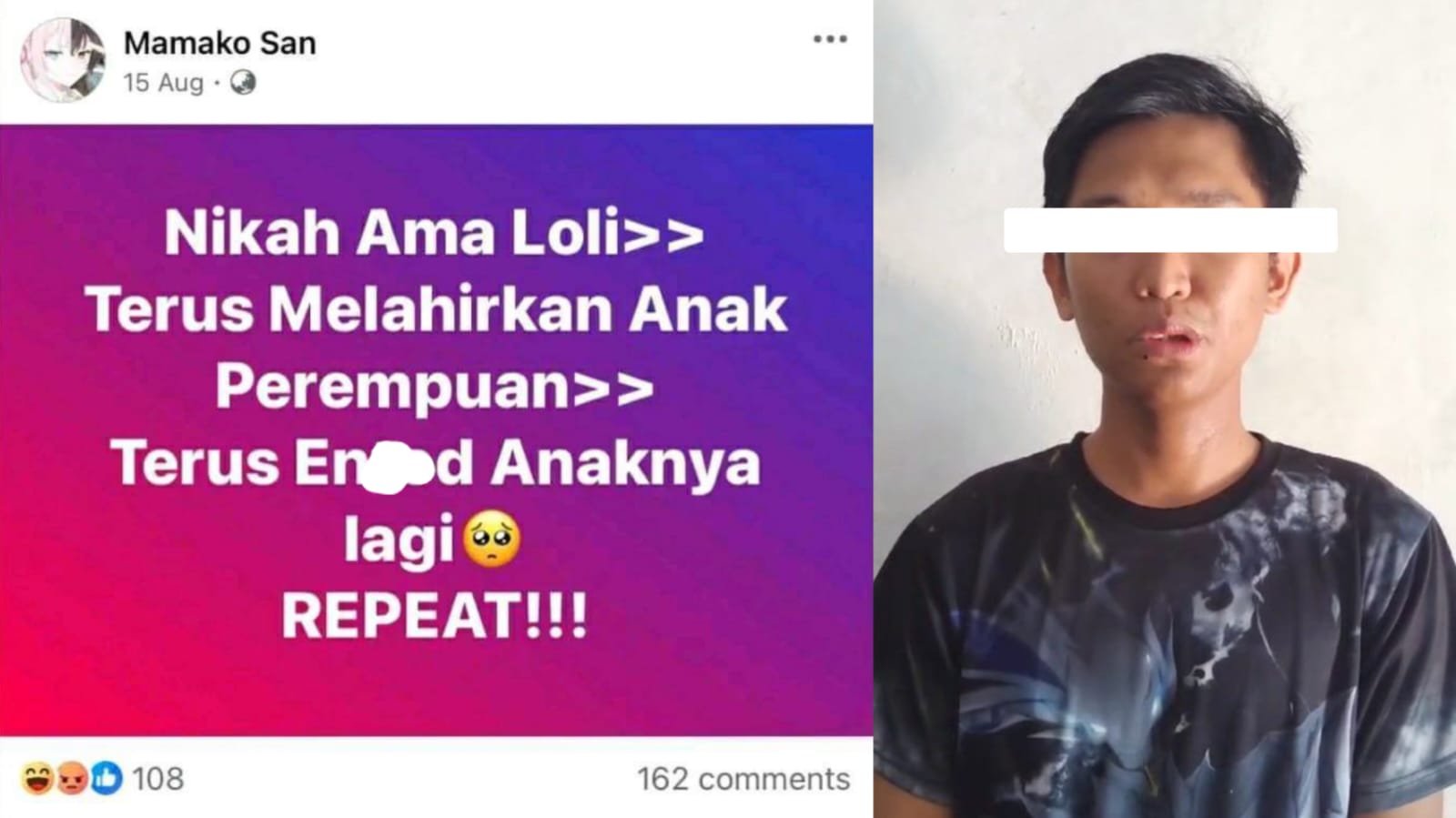 Viral Akun Facebook Mamako San Dikecam Terkait Postingan Asusila Terhadap Anak, Pemilik Akun Minta Maaf