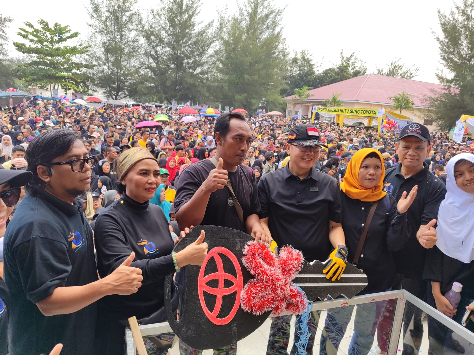 Perayaan HUT Agung Concern Member Agung Toyota Bengkulu ke-70 Berlangsung Meriah