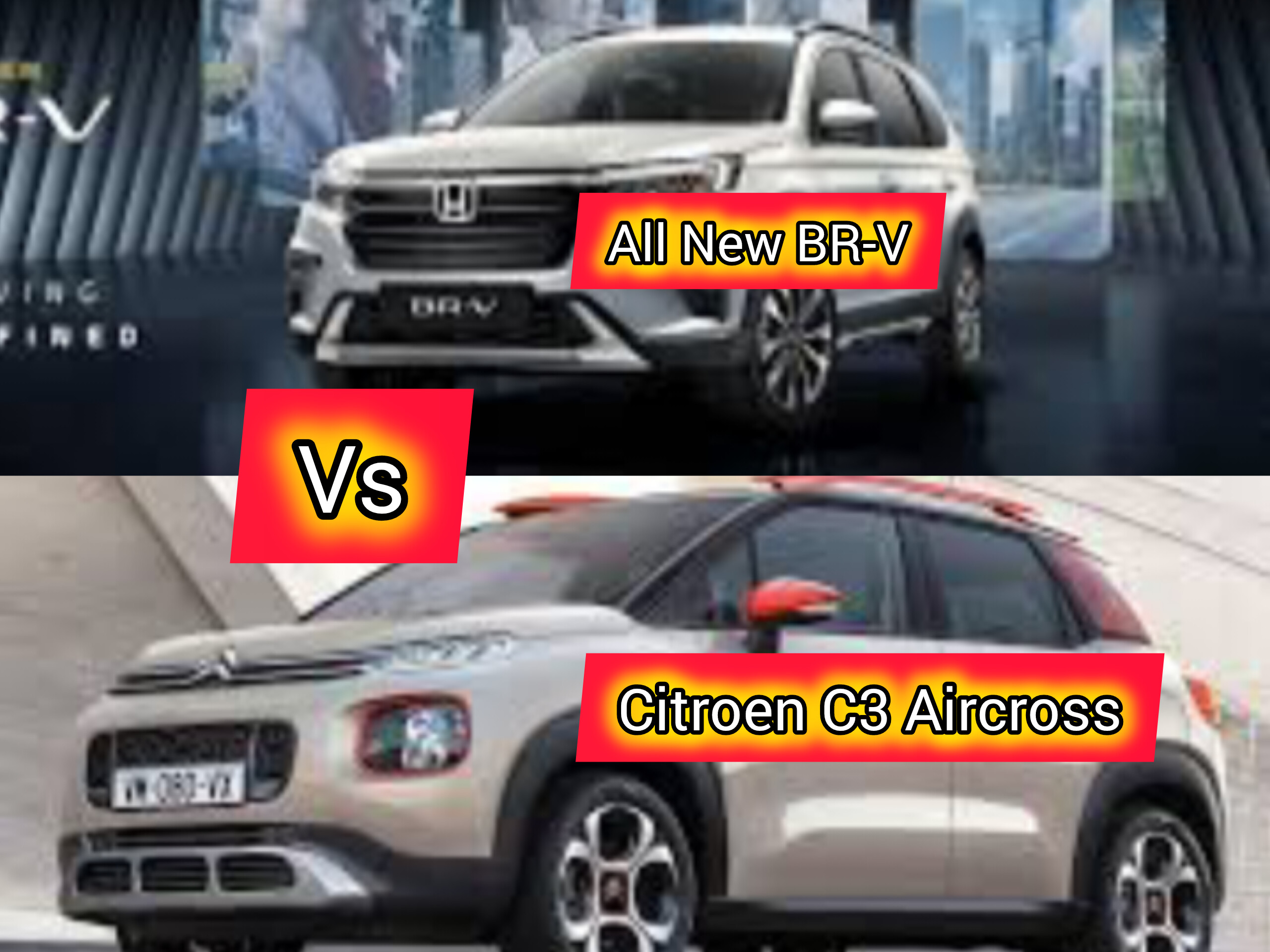 Perbandingan Mesin 1.200 Turbo Citroen C3 Aircross Vs. 1.500 cc Non Turbo All New BR-V: Lebih Irit Mana?