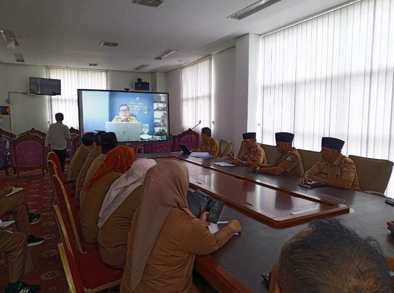 Zoom Meeting, Baru 88 Desa Gelar Musdes  Pembentukan Koperasi Merah Putih di Kabupaten Kaur 