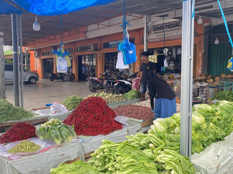 Harga Cabai di Pasar Panorama Bengkulu Stabil di Kisaran Rp 30.000 per Kilogram