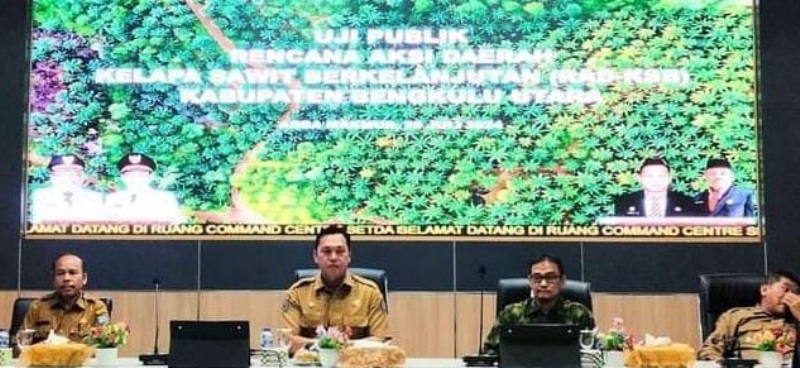  Pemkab Bengkulu Utara Susun Penerapan Rencana Aksi Daerah  Kelapa Sawit Berkelanjutan 