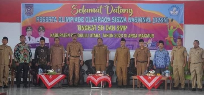 O2SN Tingkat SD dan SMP Dibuka Bupati Mian