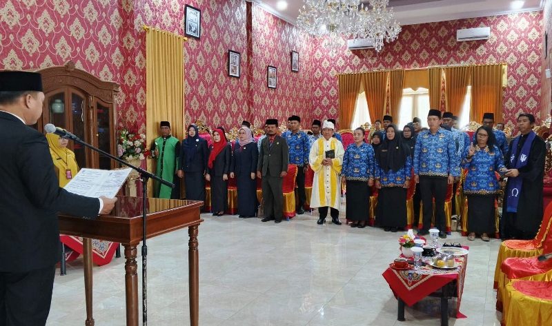 44 Orang Pejabat  Bengkulu Utara Dilantik Sekda Fitriansyah