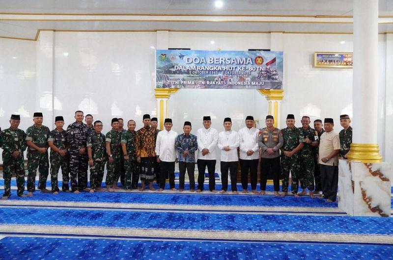 Wakil Walikota  Hadiri Doa Bersama Dalam Rangka HUT ke-80 TNI