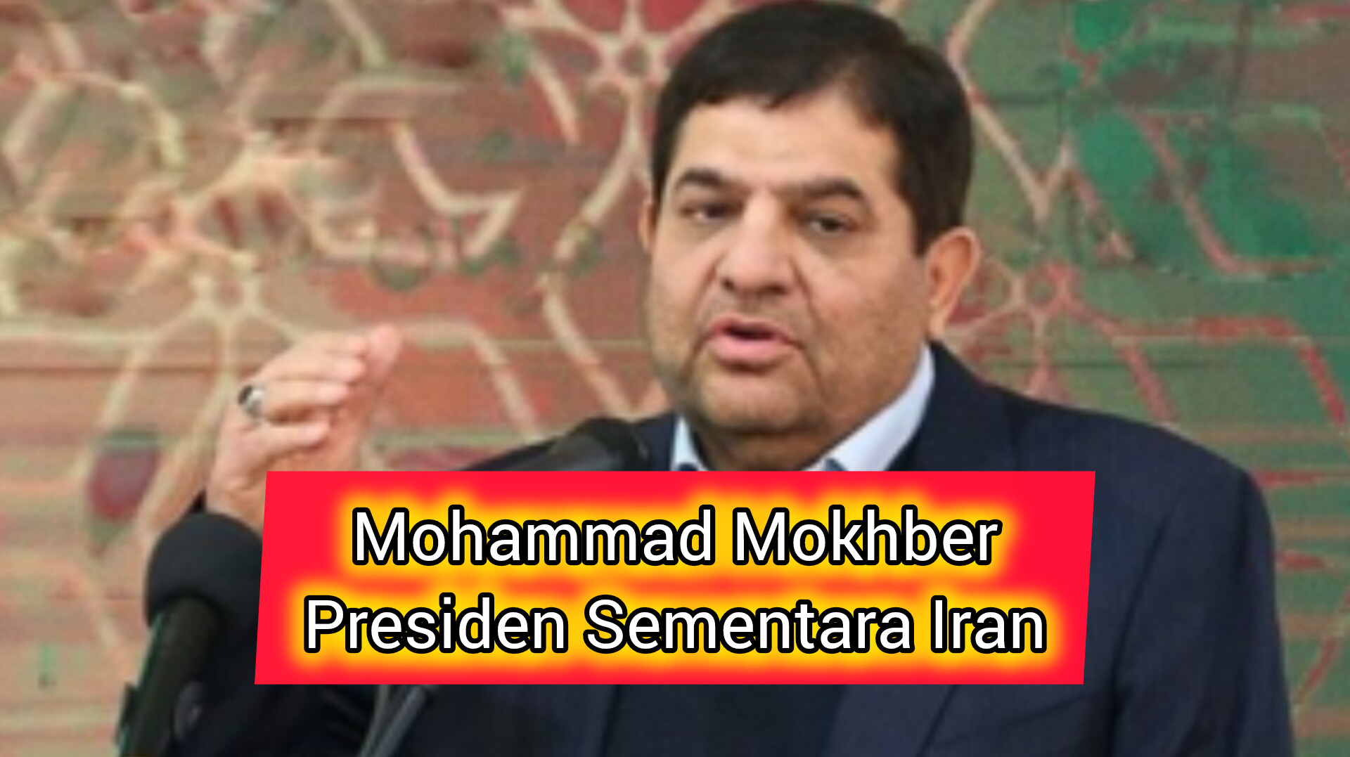 Mohammad Mokhber Menggantikan Posisi Mendiang Ebrahim Raisi Sebagai Presiden Iran Sementara 