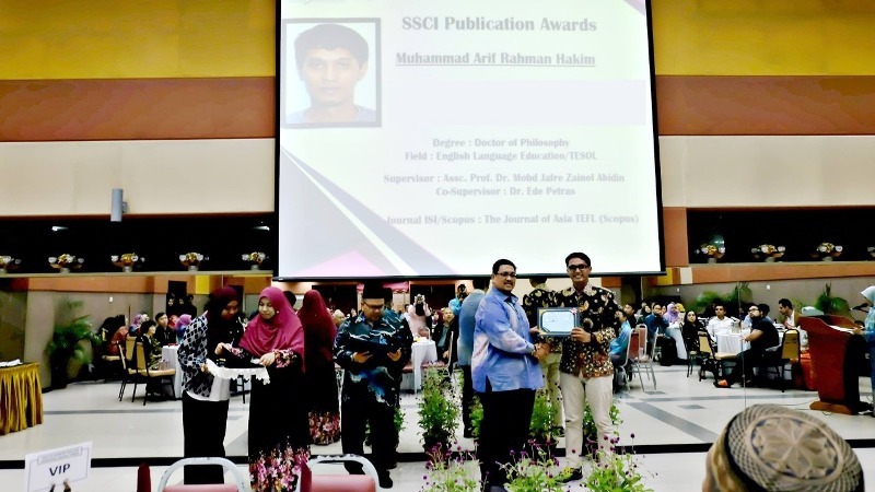 Dosen IAIN Bengkulu Raih Penghargaan Publikasi Bereputasi Internasional di Universiti Sains Malaysia