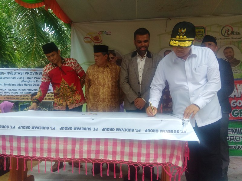 Ground Breaking Pabrik Minyak Goreng,  Maaf, Minim Dihadiri Pejabat Seluma