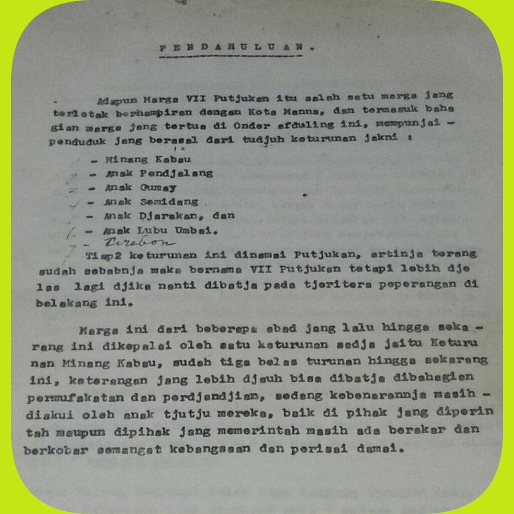 Musyawarah Bersama untuk Membuat Marga