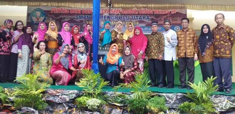Terbesar,  311 Siswa SMPN 1 Bengkulu Utara Bersiap Ikuti UNBK
