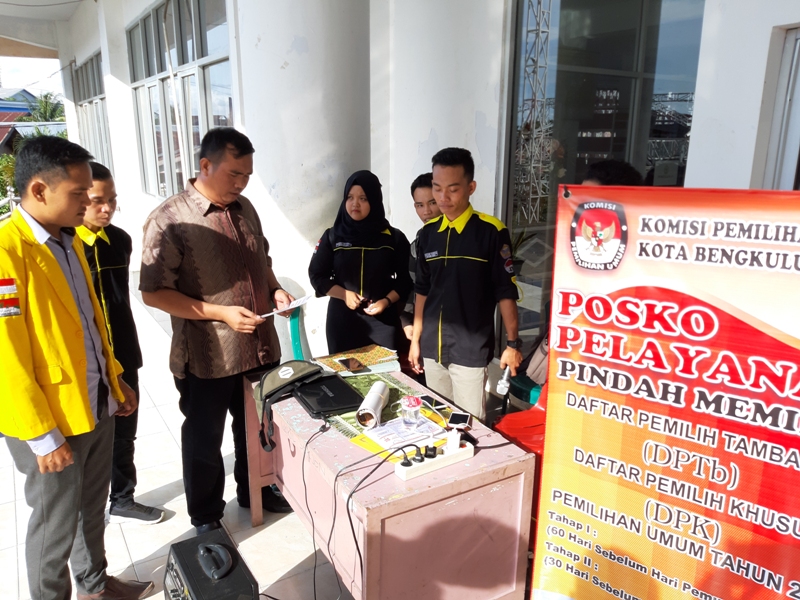 KPU Bengkulu Sosialisasikan Layanan Pindah Memilih