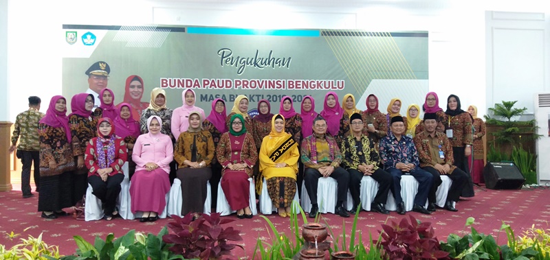 3.000 Murid PAUD Saksikan Pengukuhan Bunda PAUD Provinsi Bengkulu