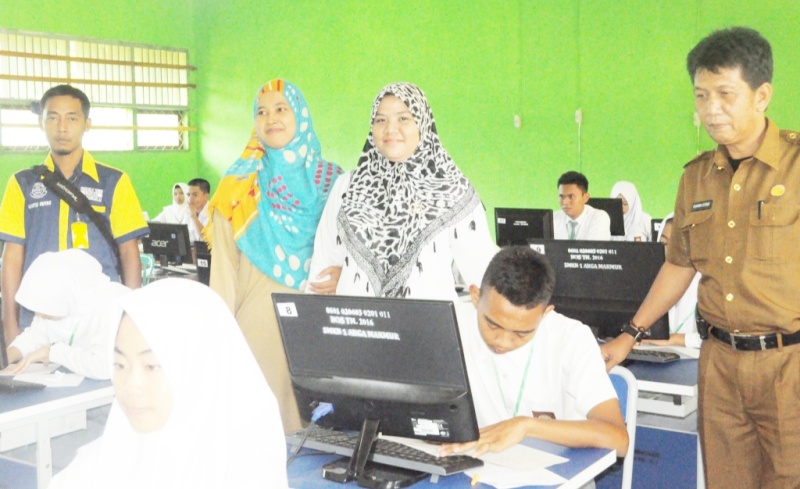 164 Siswa  SMKN 01 Berjuang Ikuti UNBK Besok