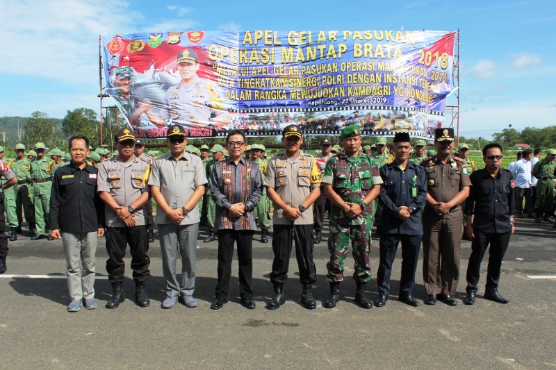 Apel Gelar Pasukan Serentak Polres Kepahiang