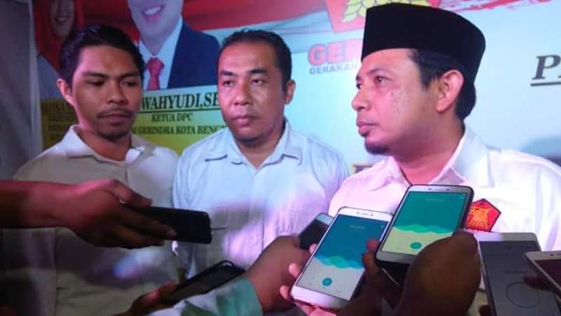 Besok Prabowo Datang, Gerindra Bengkulu Yakin Menang