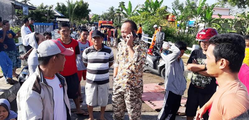 PWI Bersama Komunitas Galang Dana Batu Korban Banjir Bengkulu