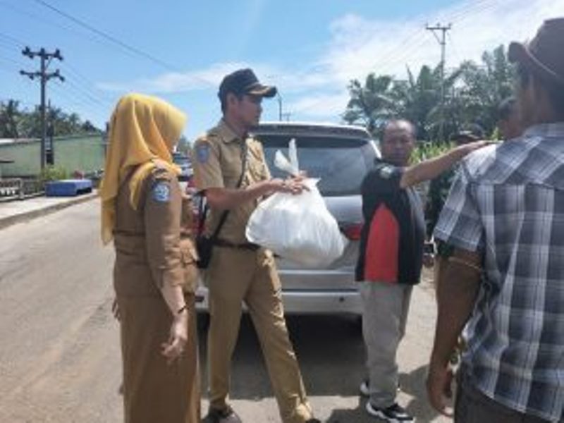 Bantuan Logistik Terus Mengalir, Dinas Kominfosan Lakukan Gerakan MenaBung