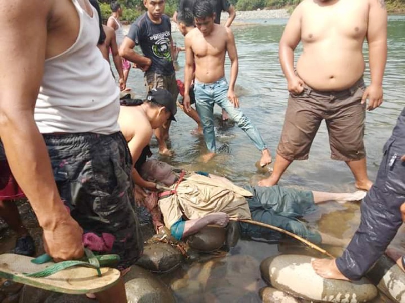 Warga Marga Sakti Ditemukan  Tewas di Sungai Senali