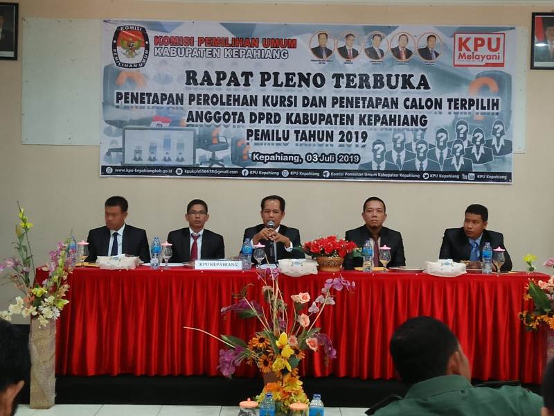 Penetapan 25 Calon DPRD Kepahiang Terpilih Ditunda