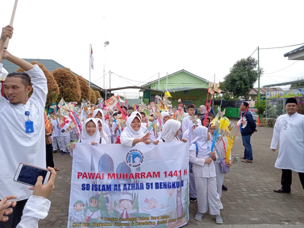 Sambut Tahun Baru Islam, YPIA Al-Azhar Bengkulu Laksanakan Pawai Taaruf