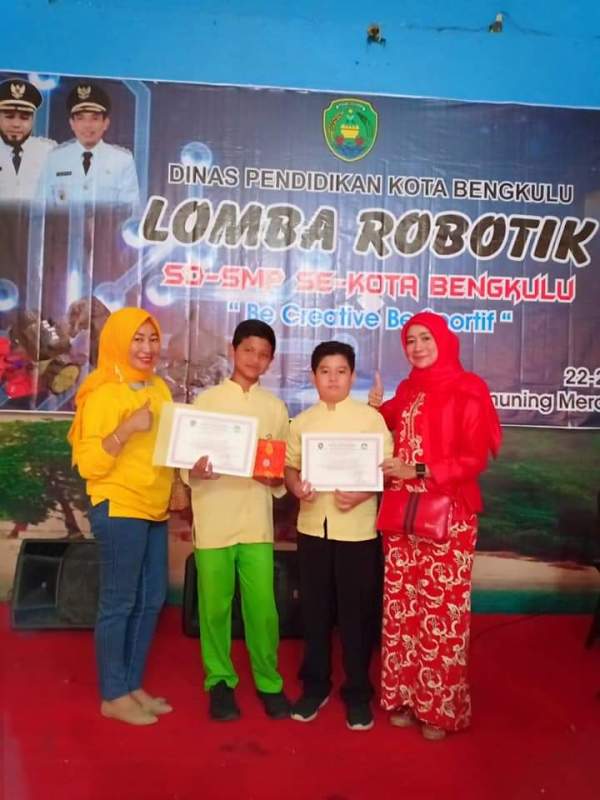 SDN 36 Kota Bengkulu Juara I Lomba Robotik se-Kota Bengkulu